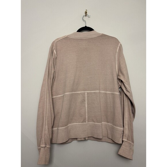 Athleta Womens Farallon Semi Fitted Jacket Size XL Brown Full Zip Lightweight - Picture 2 of 5